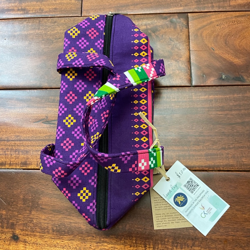 Batik Print Tribal Lunch Eco Bag